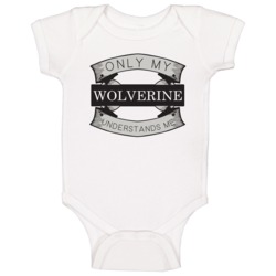 Wolverine Only Understands Me Zoo Animal Baby One Piece Wolverine Only Understands Me Zoo Animal Baby One Piece