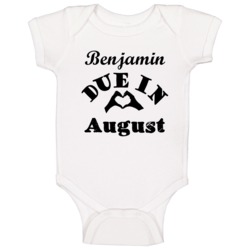 Benjamin August Due Date Name And Month Maternity T Shirts Baby One Pi Benjamin August Due Date Name And Month Maternity T Shirts Baby One Pi