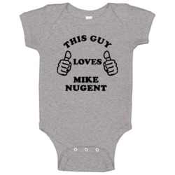 Mike Nugent Sports This Guy Loves Baby One Piece Mike Nugent Sports This Guy Loves Baby One Piece