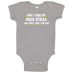 Dont Judge My Rock Hyrax And I Wont Judge Your Kids Funny Baby One Pie Dont Judge My Rock Hyrax And I Wont Judge Your Kids Funny Baby One Pie