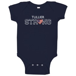 Tullier Last Name Strong American Baby One Piece Tullier Last Name Strong American Baby One Piece