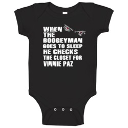 Boogeyman Checks The Closet For Vinnie Paz Hip Hop Baby One Piece Boogeyman Checks The Closet For Vinnie Paz Hip Hop Baby One Piece