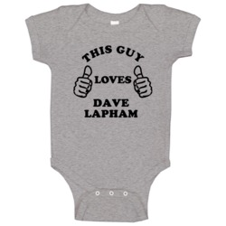 Dave Lapham Sports This Guy Loves Baby One Piece Dave Lapham Sports This Guy Loves Baby One Piece