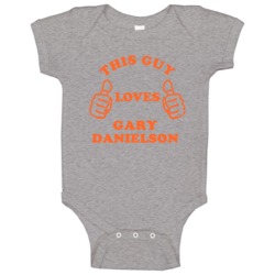 Gary Danielson Sports This Guy Loves Baby One Piece Gary Danielson Sports This Guy Loves Baby One Piece