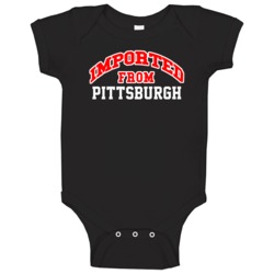 Pittsburgh Pennsylvania Imported From Cool Funny City Baby One Piece Pittsburgh Pennsylvania Imported From Cool Funny City Baby One Piece