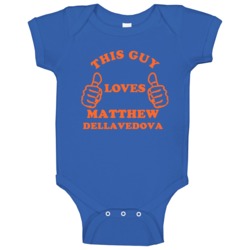 Matthew Dellavedova Sports This Guy Loves Baby One Piece Matthew Dellavedova Sports This Guy Loves Baby One Piece