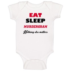 Eat Sleep Murdergram Hip Hop Baby One Piece Eat Sleep Murdergram Hip Hop Baby One Piece