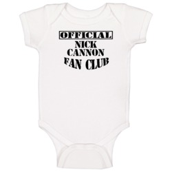 Official Nick Cannon Fan Club Hip Hop Baby One Piece Official Nick Cannon Fan Club Hip Hop Baby One Piece