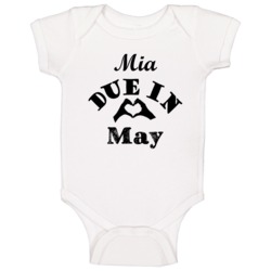 Mia May Due Date Name And Month Maternity T Shirts Baby One Piece Mia May Due Date Name And Month Maternity T Shirts Baby One Piece