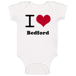 Bedford Ohio I Heart Love Baby One Piece Bedford Ohio I Heart Love Baby One Piece