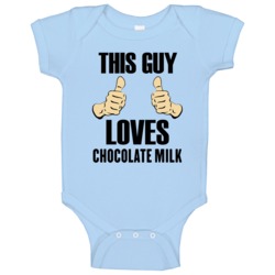 Chocolate Milk This Guy Loves Funny Baby One Piece Chocolate Milk This Guy Loves Funny Baby One Piece