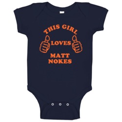 Matt Nokes Detroit Michigan Baseball This Girl Loves Baby One Piece Matt Nokes Detroit Michigan Baseball This Girl Loves Baby One Piece