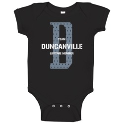 Duncanville Team Lifetime Member Favorite City Baby One Piece Duncanville Team Lifetime Member Favorite City Baby One Piece