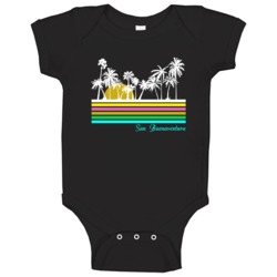 San Buenaventura Glorious Sunrise Palm Trees Favorite City Baby One Pi San Buenaventura Glorious Sunrise Palm Trees Favorite City Baby One Pi