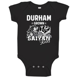 Durham Grown Saiyan Roots Anime Favorite City Baby One Piece Durham Grown Saiyan Roots Anime Favorite City Baby One Piece