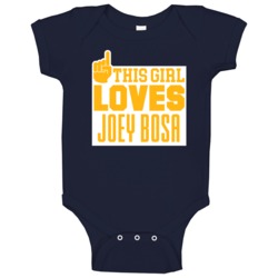This Girl Loves Joey Bosa Los Angeles C Football Team Fan Baby One Pie This Girl Loves Joey Bosa Los Angeles C Football Team Fan Baby One Pie