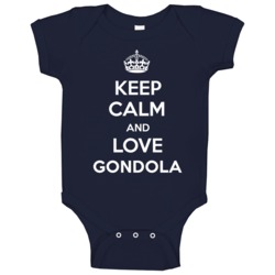 Keep Calm And Love Gondola Parody Baby One Piece Keep Calm And Love Gondola Parody Baby One Piece