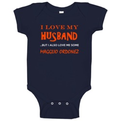Magglio Ordonez Detroit Michigan Baseball I Heart Love Baby One Piece Magglio Ordonez Detroit Michigan Baseball I Heart Love Baby One Piece