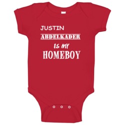 Justin Abdelkader Detroit Michigan Sports Homeboy Baby One Piece Justin Abdelkader Detroit Michigan Sports Homeboy Baby One Piece