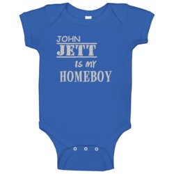 John Jett Detroit Michigan Sports Homeboy Baby One Piece John Jett Detroit Michigan Sports Homeboy Baby One Piece