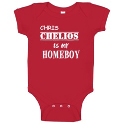 Chris Chelios Detroit Michigan Sports Homeboy Baby One Piece Chris Chelios Detroit Michigan Sports Homeboy Baby One Piece