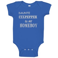 Daunte Culpepper Detroit Michigan Sports Homeboy Baby One Piece Daunte Culpepper Detroit Michigan Sports Homeboy Baby One Piece
