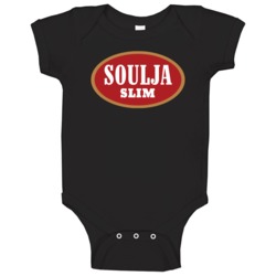 Soulja Slim Philly Blunt Cigar Logo Parody Baby One Piece Soulja Slim Philly Blunt Cigar Logo Parody Baby One Piece