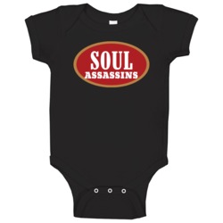 Soul Assassins Philly Blunt Cigar Logo Parody Baby One Piece Soul Assassins Philly Blunt Cigar Logo Parody Baby One Piece