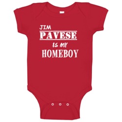 Jim Pavese Detroit Michigan Sports Homeboy Baby One Piece Jim Pavese Detroit Michigan Sports Homeboy Baby One Piece