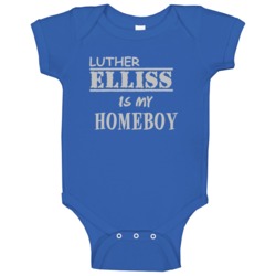 Luther Elliss Detroit Michigan Sports Homeboy Baby One Piece Luther Elliss Detroit Michigan Sports Homeboy Baby One Piece