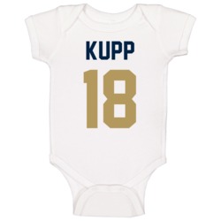 Jersey Back Cooper Kupp Los Angeles R Football Team Fan For White Baby Jersey Back Cooper Kupp Los Angeles R Football Team Fan For White Baby