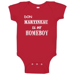 Don Martineau Detroit Michigan Sports Homeboy Baby One Piece Don Martineau Detroit Michigan Sports Homeboy Baby One Piece