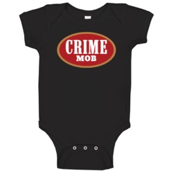 Crime Mob Philly Blunt Cigar Logo Parody Baby One Piece Crime Mob Philly Blunt Cigar Logo Parody Baby One Piece