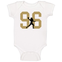 Silhouette Matt Longacre Los Angeles R Football Team Fan Baby One Piec Silhouette Matt Longacre Los Angeles R Football Team Fan Baby One Piec