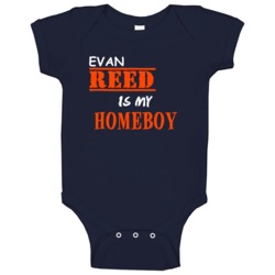 Evan Reed Detroit Michigan Sports Homeboy Baby One Piece Evan Reed Detroit Michigan Sports Homeboy Baby One Piece