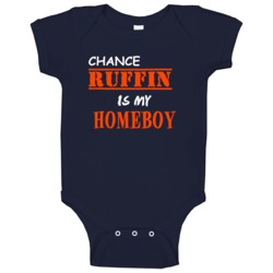 Chance Ruffin Detroit Michigan Sports Homeboy Baby One Piece Chance Ruffin Detroit Michigan Sports Homeboy Baby One Piece