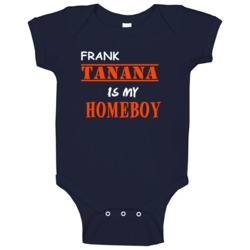 Frank Tanana Detroit Michigan Sports Homeboy Baby One Piece Frank Tanana Detroit Michigan Sports Homeboy Baby One Piece