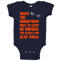 Alex Avila Detroit Michigan Baseball Boogeyman Baby One Piece Alex Avila Detroit Michigan Baseball Boogeyman Baby One Piece