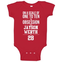 On A Scale Of One To Ten My Obsession With Jayson Werth Is 28 Washingt On A Scale Of One To Ten My Obsession With Jayson Werth Is 28 Washingt