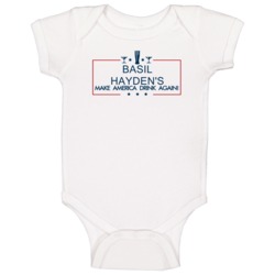 Basil Hayden's Make America Drink Again Funny Baby One Piece Basil Hayden's Make America Drink Again Funny Baby One Piece