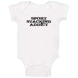Sport Stacking Addict Fun Sports Baby One Piece Sport Stacking Addict Fun Sports Baby One Piece