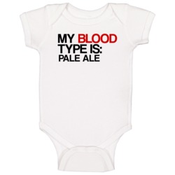 Pale Ale My Blood Type Is Alcohol Fun Baby One Piece Pale Ale My Blood Type Is Alcohol Fun Baby One Piece