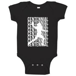 Centennial Football Lover Baby One Piece Centennial Football Lover Baby One Piece