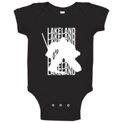 Lakeland Hockey Lover Baby One Piece Lakeland Hockey Lover Baby One Piece