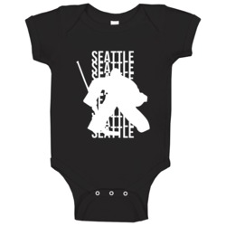 Seattle Hockey Lover Baby One Piece Seattle Hockey Lover Baby One Piece