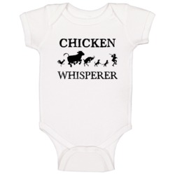 Chicken Animal Whisperer Baby One Piece Chicken Animal Whisperer Baby One Piece