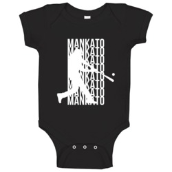 Mankato Baseball Lover Baby One Piece Mankato Baseball Lover Baby One Piece