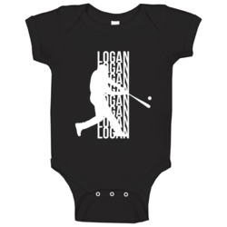 Logan Baseball Lover Baby One Piece Logan Baseball Lover Baby One Piece