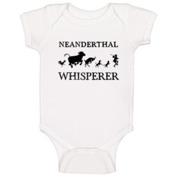 Neanderthal Animal Whisperer Baby One Piece Neanderthal Animal Whisperer Baby One Piece