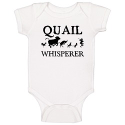 Quail Animal Whisperer Baby One Piece Quail Animal Whisperer Baby One Piece